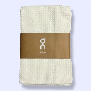 On Running Towel Waffle Texture Cream Workout Yoga Towel